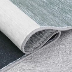 2x6 FT Machine Washable Runner Rug,Modern Geometric Low Pile Non-Slip Hallway, Entryway, Kitchen & Laundry Area Rug, Grey 11 2x6 FT Machine Washable Runner Rug,Modern Geometric Low Pile Non-Slip Hallway, Entryway, Kitchen & Laundry Area Rug, Grey -House Beautiful GUEST 4b5a94ee f900 4673 a4d6 f9e326dacea4