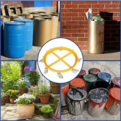 55 Gallon Drum Dolly, Heavy Duty 2000 LBS Barrel Dolly With Steel Frame, 8 Swivel Casters With Brake, Non-Tipping Hand Truck -House Beautiful GUEST 4f2baa9c b93b 4ec6 b704 57fd8bf3939d