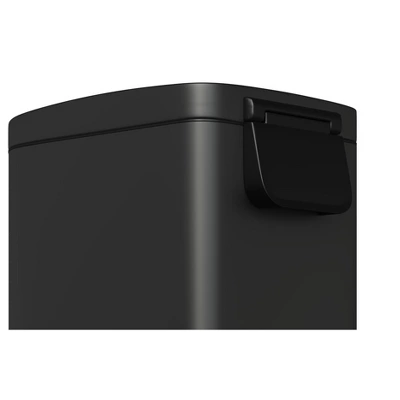 13 Gal (50L) And 2.6 Gal (10L) Stainless Steel Trash Can Combo Set, Rustproof Garbage Can With Lid For Kitchen And Bathroom, Step-on Trash Bin 9 13 Gal (50L) And 2.6 Gal (10L) Stainless Steel Trash Can Combo Set, Rustproof Garbage Can With Lid For Kitchen And Bathroom, Step-on Trash Bin - Image 7