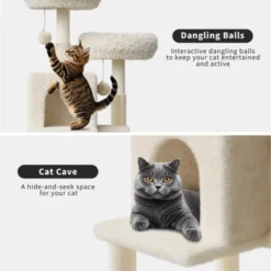 75.6-Inch Tall Cat Tree With Litter Box Enclosure, 2-in-1 Modern Large Cat Tree With Hidden Litter Box Furniture, Indoor Cats Tower With Double Condos -House Beautiful GUEST 51a3c4ca 3f5d 4987 86ec f128ee8803cb 1