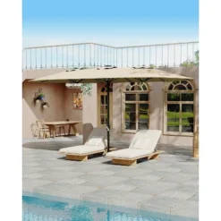 13FT Umbrella Outdoor Patio,Double-Sided Rectangle Umbrella Oversized Shade For 2-6 People 18 13FT Umbrella Outdoor Patio,Double-Sided Rectangle Umbrella Oversized Shade For 2-6 People -House Beautiful GUEST 52c8d7b9 2d03 4e89 84a8 c8a171fc6b28