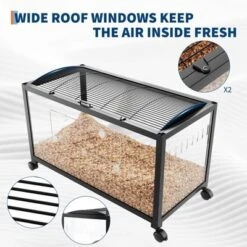 38" Metal Large Rat Cage Stackable With Top Access,Ventilated Pet Mouse Cages With Front Door,Portable Hamster House For Rats, Guinea Pigs 13 38" Metal Large Rat Cage Stackable With Top Access,Ventilated Pet Mouse Cages With Front Door,Portable Hamster House For Rats, Guinea Pigs -House Beautiful GUEST 53d1d902 30e1 4538 95c1 6703ea47114b