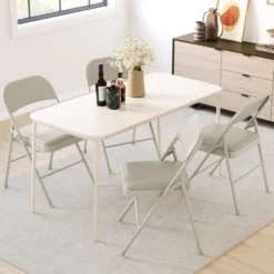 2 Pack Folding Chairs With Padded Cushions, Padded Foldable Chair Hold Up To 350 Pounds, Portable Black Folding Chair 15 2 Pack Folding Chairs With Padded Cushions, Padded Foldable Chair Hold Up To 350 Pounds, Portable Black Folding Chair -House Beautiful GUEST 53d6e4b7 0251 4957 bb9b bebc537244d0