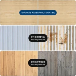 Outdoor Wooden Large Storage Cabinet Garden Shed Outside Wood Tool Organizer With Waterproof Roof Shelves 11 Outdoor Wooden Large Storage Cabinet Garden Shed Outside Wood Tool Organizer With Waterproof Roof Shelves -House Beautiful GUEST 57432a33 4ef3 4efb adb5 86b4a9b14d4e