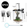 Mini Fish Tank Kit 6Pcs Goldfish Betta Fish Tank With Silent Filter Oxygen Generator Desktop Aquarium For Home Office 2 Mini Fish Tank Kit 6Pcs Goldfish Betta Fish Tank With Silent Filter Oxygen Generator Desktop Aquarium For Home Office -House Beautiful GUEST 586167cf 93db 4228 9a98 cf7fc67c7d95