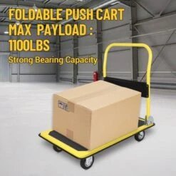 Heavy Duty Foldable Platform Hand Truck, Rolling Push Cart Dolly, Portable Moving Cart For Storage 13 Heavy Duty Foldable Platform Hand Truck, Rolling Push Cart Dolly, Portable Moving Cart For Storage -House Beautiful GUEST 5ad2c7b9 4728 4edd a828 6f60a423178f