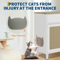 Cat Litter Box Cabinet Corner Hidden Litter Box Enclosure With Scratching Board Doors & Storage Drawer 15 Cat Litter Box Cabinet Corner Hidden Litter Box Enclosure With Scratching Board Doors & Storage Drawer -House Beautiful GUEST 5af2dbe9 37bd 4a2e 945c ae2d754fbbaf