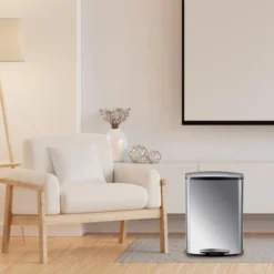 50L/13Gal Heavy Duty Hands-Free Stainless Steel Kitchen Trash Can, Commercial Rectangular Kitchen Waste Bin 18 50L/13Gal Heavy Duty Hands-Free Stainless Steel Kitchen Trash Can, Commercial Rectangular Kitchen Waste Bin -House Beautiful GUEST 5bde000c fcdc 4f04 8631 777db69a68fd