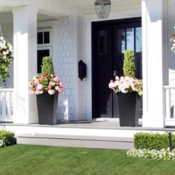 30" Tall Rectangular Planters Set Of 2 – Large Modern Plant Pots With Drainage Holes, Water Level Monitor & Wheels, Black 18 30" Tall Rectangular Planters Set Of 2 – Large Modern Plant Pots With Drainage Holes, Water Level Monitor & Wheels, Black -House Beautiful GUEST 5dd202c7 e258 46cc b4f7 81f4db760052