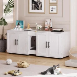 Cat Litter Box Enclosure For 2 Cats, Furniture With Double Room,Hidden Double Litter Box Enclosure Furniture 23 Cat Litter Box Enclosure For 2 Cats, Furniture With Double Room,Hidden Double Litter Box Enclosure Furniture -House Beautiful GUEST 5e9bf4e3 601f 4e8b 972d 7c678b1b42ff 1