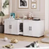 Litter Box Enclosure With Double Cage, Cat House,Hidden Litter Box Enclosure Furniture For 2 Cats -House Beautiful GUEST 5e9bf4e3 601f 4e8b 972d 7c678b1b42ff
