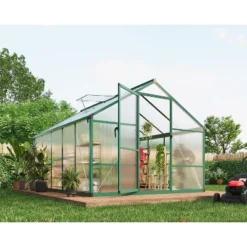 8x10 FT Aluminum Large Walk-in Green House Polycarbonate Greenhouse With Roof Vent Ground Nails Lockable Push Door 22 8x10 FT Aluminum Large Walk-in Green House Polycarbonate Greenhouse With Roof Vent Ground Nails Lockable Push Door -House Beautiful GUEST 61e86f2b 9850 472d bbab f5da63c8fbd1