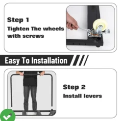 Folding Table Cart 1500 LBS Heavy Duty Table Trolley Wfor Garage, Home, Warehouse -House Beautiful GUEST 6381603f 45d9 4af6 91c6 b64e320018e9