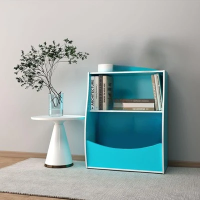 Kids Bookshelf And Toy Organizer, 2-Tier Wooden Toy Storage Shelf For Kids Room, Children's Bookcase For Playroom, Nursery 5 Kids Bookshelf And Toy Organizer, 2-Tier Wooden Toy Storage Shelf For Kids Room, Children's Bookcase For Playroom, Nursery - Image 3