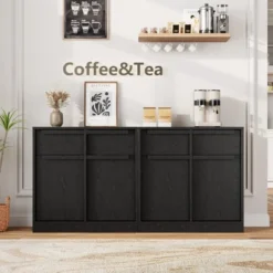 Sideboard Buffet Cabinet With 2 /4Drawers, 31.5" /62.4"Large Coffee Cabinet With Storage, Modern Storage Buffet Table For Kitchen Dining Room -House Beautiful GUEST 64f99056 1c1d 4228 8910 bdc61e98bdb4 1