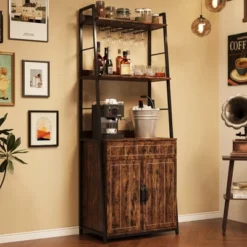 Bakers Rack With Drawer 70.8" Standing Baker Racks With Cabinet Microwave Stand Tall Bar 11 Bakers Rack With Drawer 70.8" Standing Baker Racks With Cabinet Microwave Stand Tall Bar -House Beautiful GUEST 664afe06 710c 4c73 adab 8df2b71e5491