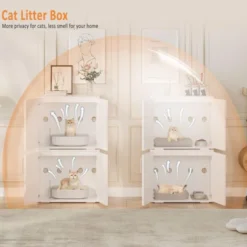 Cat Litter Box Enclosure,Hidden Litter Box Furniture For Cats -House Beautiful GUEST 698063bd ca8c 427b a462 29cfef973651