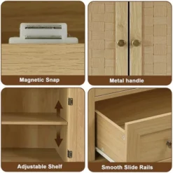 72" Kitchen Pantry Cabinet, Wood Color Kitchen Storage Cabinets With Adjustable Shelves And Doors, Versatile Storage 11 72" Kitchen Pantry Cabinet, Wood Color Kitchen Storage Cabinets With Adjustable Shelves And Doors, Versatile Storage -House Beautiful GUEST 6a1a037c ac4d 4792 ae2a 5425e7cc2049