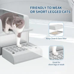 Stainless Steel Cat Litter Box 8/6 Inch, XXL Large Cat Litter Tray With High Side, Platform Step And Scoop For Big Cats Multiple Cats 14 Stainless Steel Cat Litter Box 8/6 Inch, XXL Large Cat Litter Tray With High Side, Platform Step And Scoop For Big Cats Multiple Cats -House Beautiful GUEST 6a7e2436 867c 46a2 937e 4baac97e2ba7