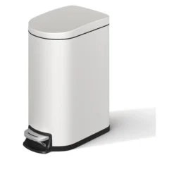 Metal Step Trash Can, Slim Bathroom Garbage Bin With Soft Close Lid & Inner Bucket, Leak-Proof Small Trash Can For Bathroom, Bedroom, Office 21 Metal Step Trash Can, Slim Bathroom Garbage Bin With Soft Close Lid & Inner Bucket, Leak-Proof Small Trash Can For Bathroom, Bedroom, Office -House Beautiful GUEST 6ae71ffd 863f 4fae 9067 4e2510ecc854