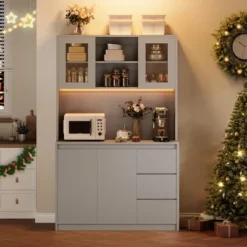 71" Pantry Cabinet With Charging Station,Tall Kitchen Pantry Storage Cabinet 18 71" Pantry Cabinet With Charging Station,Tall Kitchen Pantry Storage Cabinet -House Beautiful GUEST 6b95ec8d bdd7 4108 b011 b32ecf0073b8