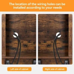 Coffee Bar Cabinet With Sliding Barn Doors, 70'' Kitchen Hutch Cabinet With Storage -House Beautiful GUEST 6c8f4346 462e 458a 8b50 54188658c6e0