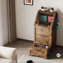 Dog Feeding Station With Storage, Pet Feeding Station With 2 Removable Dog Bowl, Pet Food Storage Organizer 14 Dog Feeding Station With Storage, Pet Feeding Station With 2 Removable Dog Bowl, Pet Food Storage Organizer -House Beautiful GUEST 6de564dc 3a7d 4e23 9baa 5be7bc833164