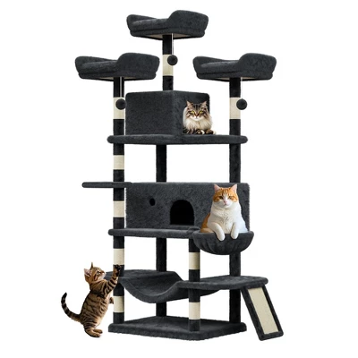 Large Multi-Level Cat Tree 68.5 Inches Heavy Duty Cat Tower For Indoor Large Cats 20 Lbs+ 11 Large Multi-Level Cat Tree 68.5 Inches Heavy Duty Cat Tower For Indoor Large Cats 20 Lbs+ - Image 9