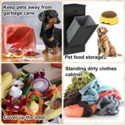 Double Tilt Out Trash Can Cabinet With Deodorising Function, 20 Gallons Freestanding Dog-Proof Garbage Can Cabinet With Hidden Drawers 15 Double Tilt Out Trash Can Cabinet With Deodorising Function, 20 Gallons Freestanding Dog-Proof Garbage Can Cabinet With Hidden Drawers -House Beautiful GUEST 74032b60 5cff 4788 977f bff25ba21998