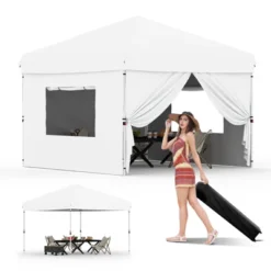 10x10FT Instant Pop-Up Canopy Tent With 4 Removable Side Walls – Commercial-Grade Outdoor Shelter System For Events, Black 27 10x10FT Instant Pop-Up Canopy Tent With 4 Removable Side Walls – Commercial-Grade Outdoor Shelter System For Events, Black -House Beautiful GUEST 7521a823 dea0 4eec b281 bfe9b0853d1f
