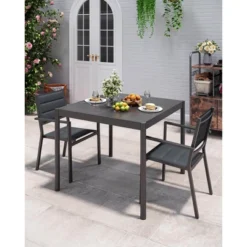 Outdoor Dining Table, Heavy-Duty Metal Patio Table With Aluminum Top And Sturdy Iron Frame For Garden, Deck, Backyard, 30.19x35.43in 11 Outdoor Dining Table, Heavy-Duty Metal Patio Table With Aluminum Top And Sturdy Iron Frame For Garden, Deck, Backyard, 30.19x35.43in -House Beautiful GUEST 75abab8d a906 477c 8fc2 88d0db6af801