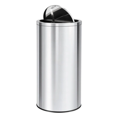 13/18.5 Gallon Stainless Steel Trash Can With Lid, 50/70 Liter Swing Top Garbage Can 10 13/18.5 Gallon Stainless Steel Trash Can With Lid, 50/70 Liter Swing Top Garbage Can - Image 8