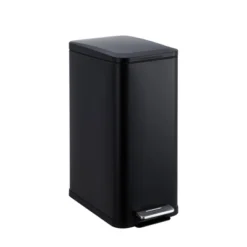 13 Gallon/50 L Kitchen Trash Can, Fingerprint-Proof Stainless Steel Garbage Bin