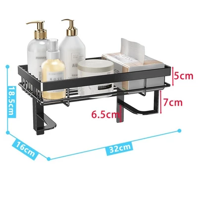 Over The Toilet Storage, 1-Tier Bathroom Organizers And Storage, Over Toilet Bathroom Organizer, No Drilling Storage Shelf 4 Over The Toilet Storage, 1-Tier Bathroom Organizers And Storage, Over Toilet Bathroom Organizer, No Drilling Storage Shelf - Image 2
