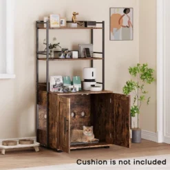 Cat Litter Box Enclosure With Shelf Storage, Enclosed Litter Box -House Beautiful GUEST 7a1366cf e8c0 44a1 be24 704d810e9b1b 1