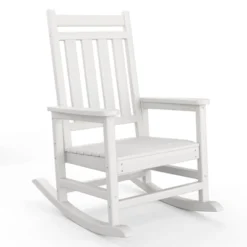 Adirondack Outdoor Rocking Chair, All Weather HDPE Plastic Patio Rocker Chair With Wide Armrests 23 Adirondack Outdoor Rocking Chair, All Weather HDPE Plastic Patio Rocker Chair With Wide Armrests -House Beautiful GUEST 7a9914c4 2770 4f6f acf6 cbf2aa96a2a8