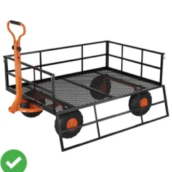 Heavy Duty Steel Garden Cart 1200 LBS Capacity 3 In 1 Pullable Garden Wagon With 13" Wheels For Gardening Soil Tools & Plant Transport 18 Heavy Duty Steel Garden Cart 1200 LBS Capacity 3 In 1 Pullable Garden Wagon With 13" Wheels For Gardening Soil Tools & Plant Transport -House Beautiful GUEST 7c3e03e0 aa1c 4060 950b 352c2a9a9db2