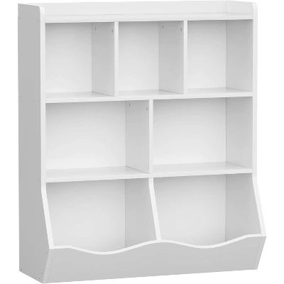 Toy Storage Cabinet, Three-Tier Kids Bookshelf And Bookcase For Storage Books And Toys, Multi Shelf With Cubby Cabinet 13 Toy Storage Cabinet, Three-Tier Kids Bookshelf And Bookcase For Storage Books And Toys, Multi Shelf With Cubby Cabinet - Image 11