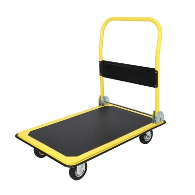 Heavy Duty Foldable Platform Hand Truck, Rolling Push Cart Dolly, Portable Moving Cart For Storage 9 Heavy Duty Foldable Platform Hand Truck, Rolling Push Cart Dolly, Portable Moving Cart For Storage - Image 7