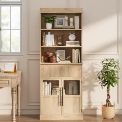 70" Kitchen Pantry Cabinet, Tall Storage Cabinets With Drawer & 2 Glass Doors And 3 Shelves, Floor Cabinet 13 70" Kitchen Pantry Cabinet, Tall Storage Cabinets With Drawer & 2 Glass Doors And 3 Shelves, Floor Cabinet -House Beautiful GUEST 7d880dd4 82a2 492a 8052 dedc93ebb0f5 1