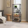 Foldable Storage Shelves With Wheels, 5 Tier Large Capacity Shelving Unit, Freestanding Metal Wire Shelf Rack -House Beautiful GUEST 7e8d7c4c a049 4762 b408 c9f219173fb6