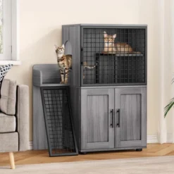 Modern Double Layer Hidden Litter Box Enclosure With Platform,Villa Cabinet With Ladder, Cat Washroom 21 Modern Double Layer Hidden Litter Box Enclosure With Platform,Villa Cabinet With Ladder, Cat Washroom -House Beautiful GUEST 7fd8ac8c e439 4991 a26a f4d06df2fb23