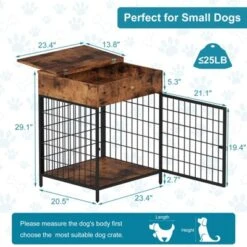 Wooden Dog Kennel Crate Furniture Side Table / End Table With Drawer For Small Dogs 14 Wooden Dog Kennel Crate Furniture Side Table / End Table With Drawer For Small Dogs -House Beautiful GUEST 7ff4e11c b439 411b a16e 00a39a8722ab