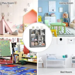 Toy Storage Cabinet, Three-Tier Kids Bookshelf And Bookcase For Storage Books And Toys, Multi Shelf With Cubby Cabinet 19 Toy Storage Cabinet, Three-Tier Kids Bookshelf And Bookcase For Storage Books And Toys, Multi Shelf With Cubby Cabinet -House Beautiful GUEST 81bf40c0 0bbf 4580 ac38 229407554c81