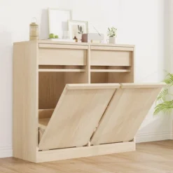 Tilt Out Trash Can Cabinet, Hidden Garbage Bin Storage With Pet Proof Design, Waste Bin Concealer Organizer For Kitchen, Pantry, Dining & Living Room -House Beautiful GUEST 83480cb0 d730 4d9d a38d a94f3cff31a1