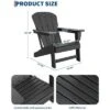 Outdoor Adirondack Chairs, HDPE Patio Chairs For All Weather, Heavy Duty Fire Pit Seating With Wide Armrests And Slatted Back -House Beautiful GUEST 849af021 bebc 4dca 932b 34c14a9add9e