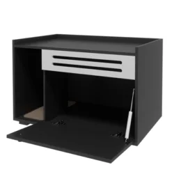 31.5 Inch Modern Litter Box Enclosure Cabinet, Concealed Litter Box With Vent Door 18 31.5 Inch Modern Litter Box Enclosure Cabinet, Concealed Litter Box With Vent Door -House Beautiful GUEST 84c2c9b1 2191 4a21 a5b1 5f87daaa198b