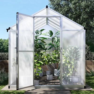 Walk-in Greenhouse Doors And Roof Windows Vent, Large Sun House For Garden Backyard Plant Garden Hot House 5 Walk-in Greenhouse Doors And Roof Windows Vent, Large Sun House For Garden Backyard Plant Garden Hot House - Image 3