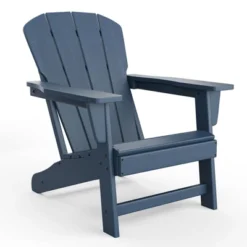 Outdoor Adirondack Chairs, HDPE Patio Chairs For All Weather, Heavy Duty Fire Pit Seating With Wide Armrests And Slatted Back 24 Outdoor Adirondack Chairs, HDPE Patio Chairs For All Weather, Heavy Duty Fire Pit Seating With Wide Armrests And Slatted Back -House Beautiful GUEST 854986b9 99cb 4386 900b 5e24fdbbf1f5
