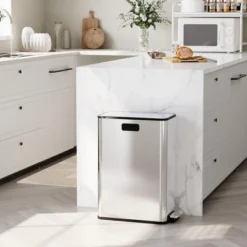 56L Dual Step-On Kitchen Trash Can With Butterfly Lid, 2 * 7.4Gal/28L Step Trash Can 14 56L Dual Step-On Kitchen Trash Can With Butterfly Lid, 2 * 7.4Gal/28L Step Trash Can -House Beautiful GUEST 85ef829f a74d 42f6 9c32 688745dce02c